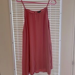 Rose Pink Challis Goddess Tank Top 🌷